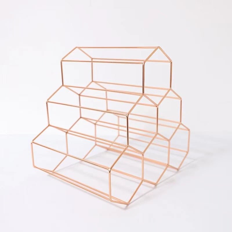 6 - Bottle Geo Countertop Wine Rack - baristto