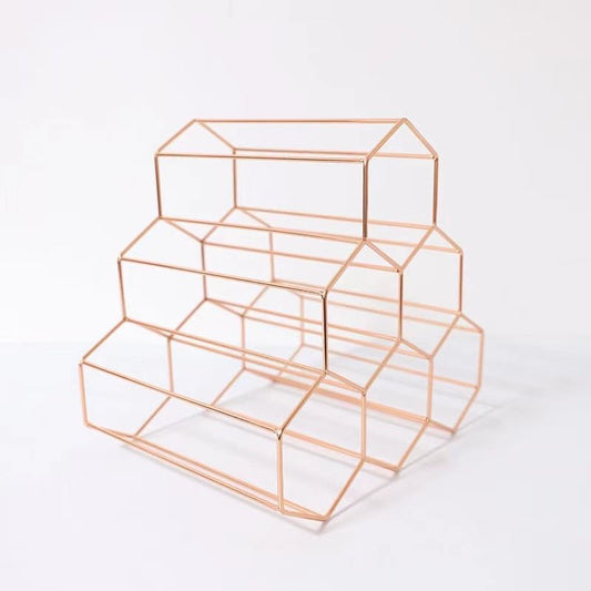 6 - Bottle Geo Countertop Wine Rack - baristto