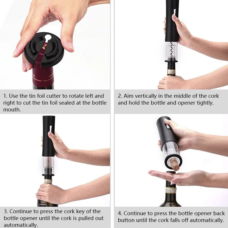 Automatic Electric Wine Opener - baristto