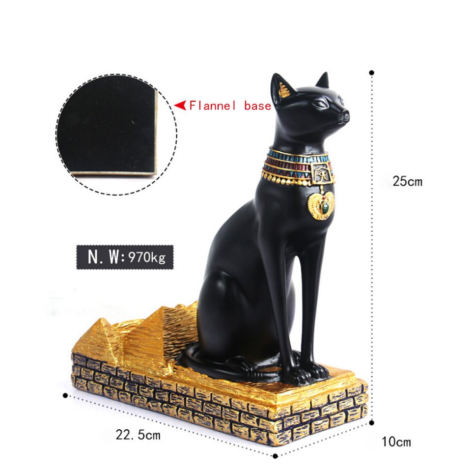 Bastet Cat Wine Bottle Holder - baristto