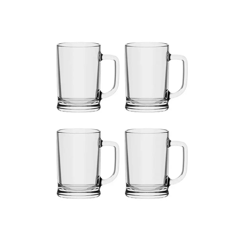Beer Crystal Mugs Glasses Set Of 4 - baristto