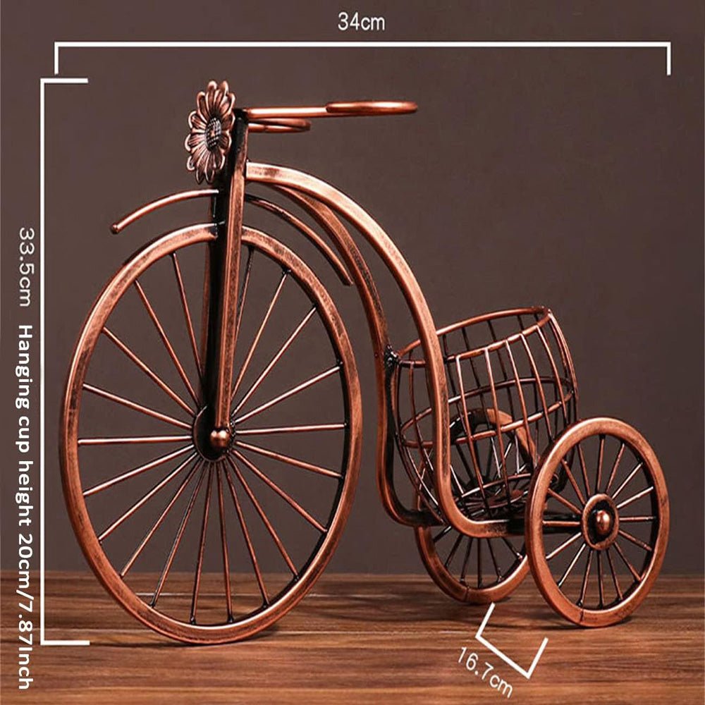 Bicycle Wine Bottle & Glass Holder - baristto