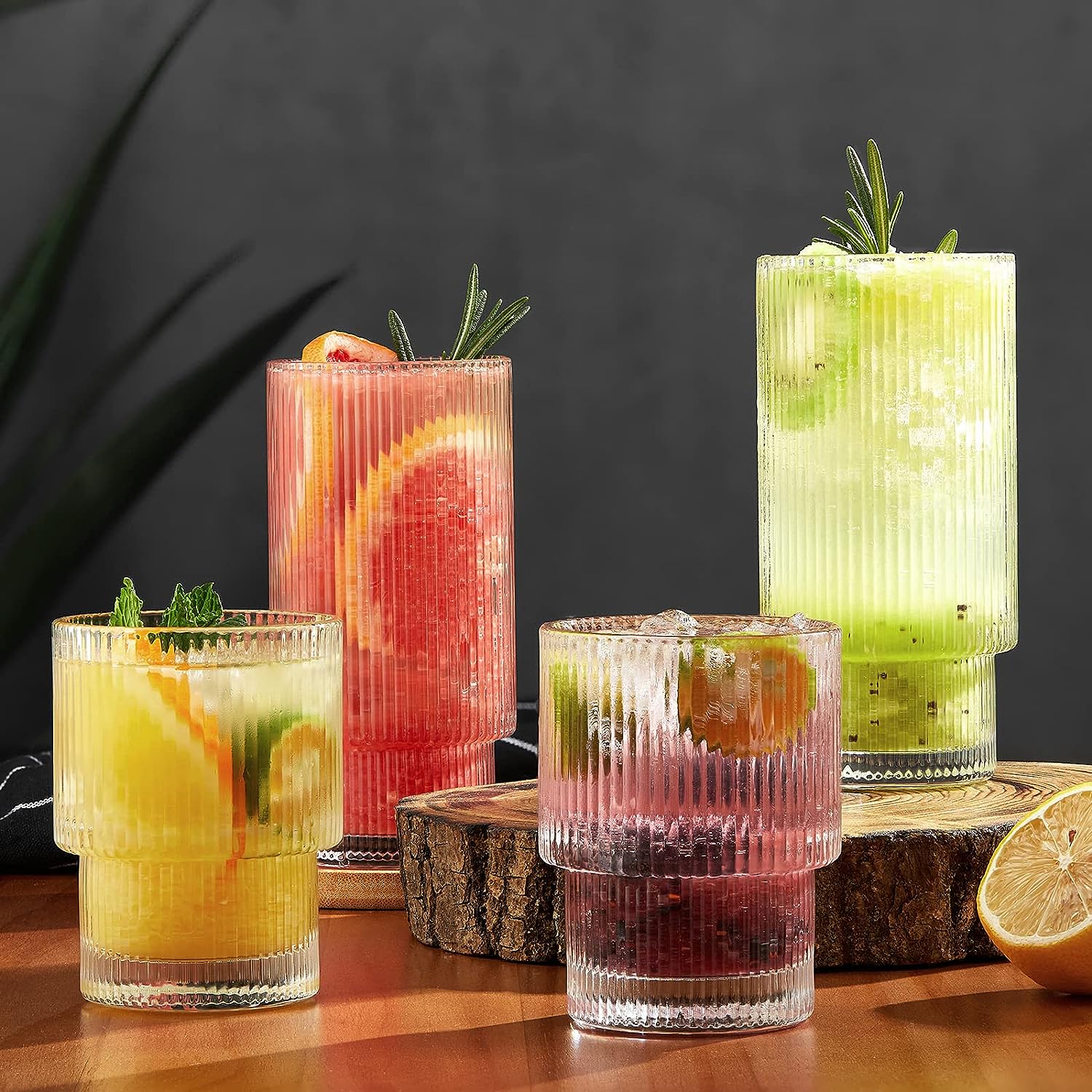 Cocktail Glasses Drinks Set - baristto