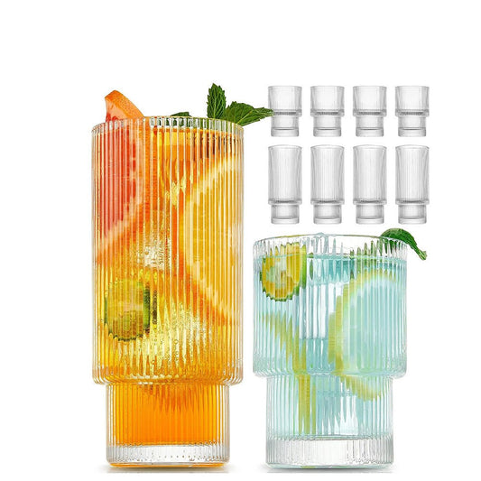 Cocktail Glasses Drinks Set - baristto