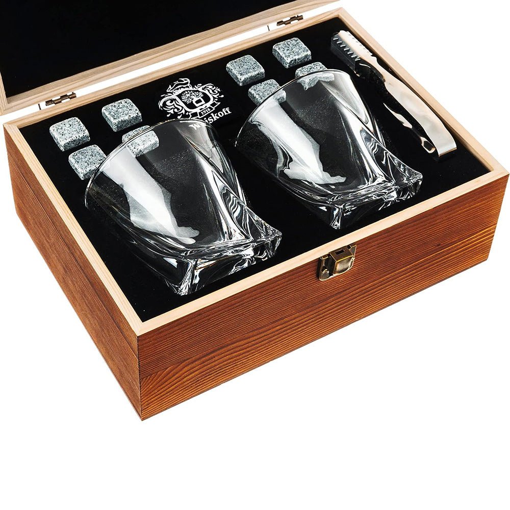 Crystal Glasses Whiskey Set - baristto