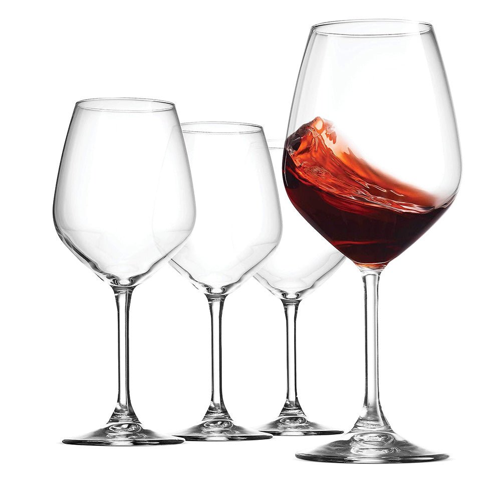 Crystal Red & White Wine Glasses Set Of 4 - baristto