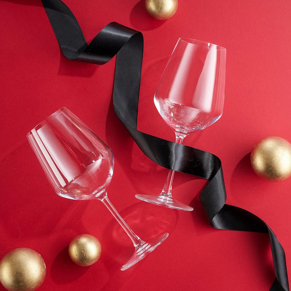 Crystal Red & White Wine Glasses Set Of 6 - baristto
