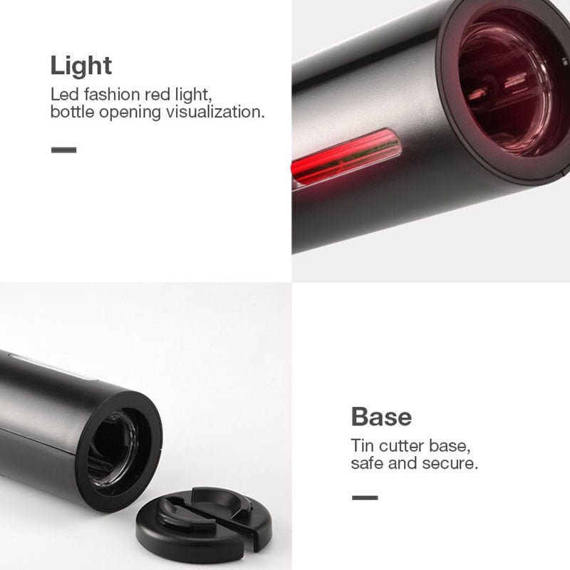 Electric Wine Bottle Opener Set - baristto