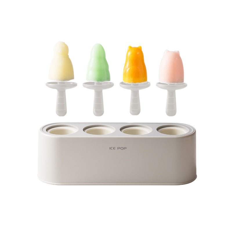 Elegant Ice Cream Popsicle Mold Pack Of 4 - baristto