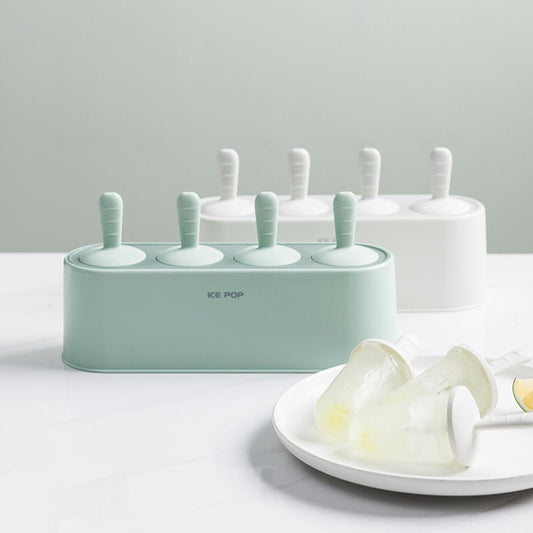 Elegant Ice Cream Popsicle Mold Pack Of 4 - baristto