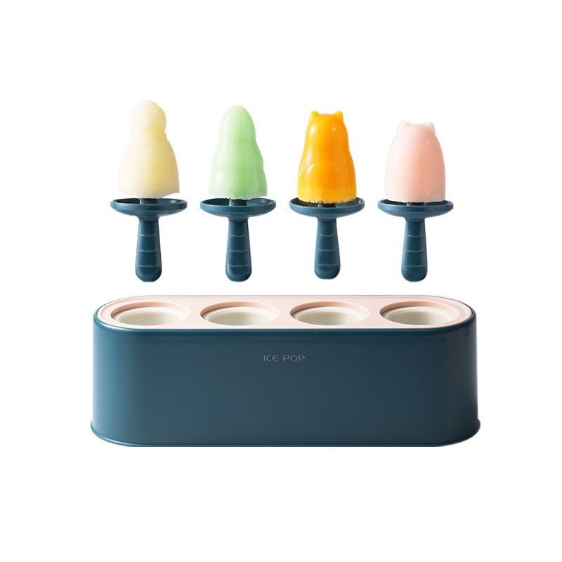 Elegant Ice Cream Popsicle Mold Pack Of 4 - baristto