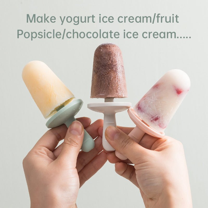 Elegant Ice Cream Popsicle Mold Pack Of 4 - baristto