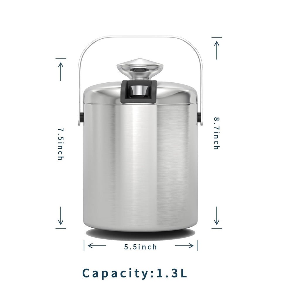 Ice Wine Cooler Bucket 1.3 Liter - baristto