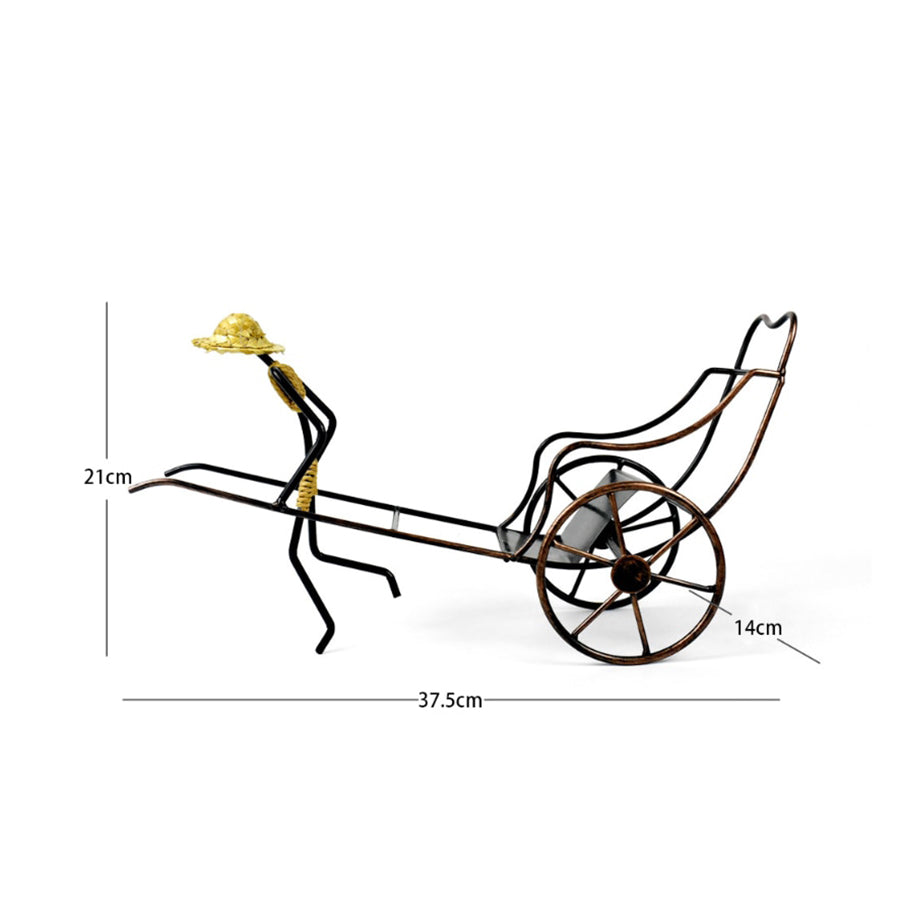 Rickshaw Wine Bottle Holder - baristto