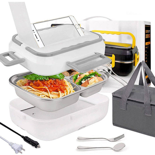 Portable Electric Lunch Box Set With Bag - baristto
