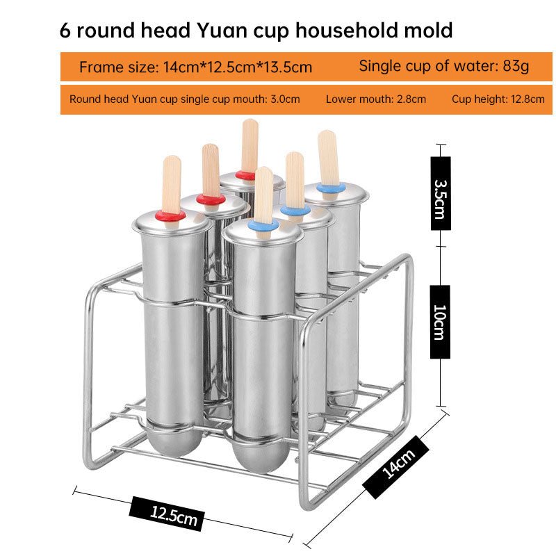Stainless Steel Ice Cream Popsicle Molds - baristto